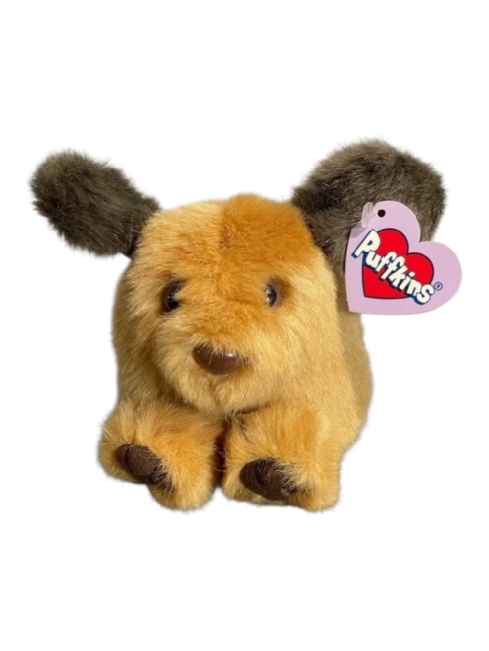 Vintage 1997 Swibco Puffkins Fetch Dog Plush Stuffed Animal NWT